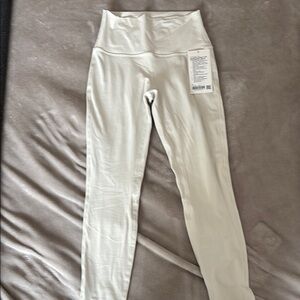 Lululemon Align HR Rib Pant 28” Shine - Color Bone